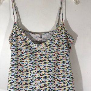 Torrid Multi-Colored Spaghetti Strap Top Plus Size